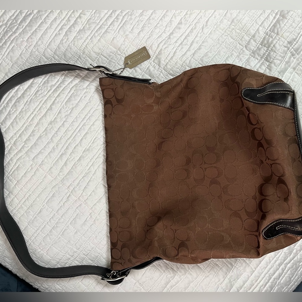 COACH Shoulder Duffle Bag Sip Top